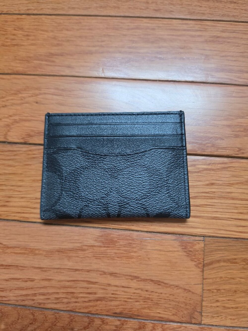 Coach Slim ID Card Case Black